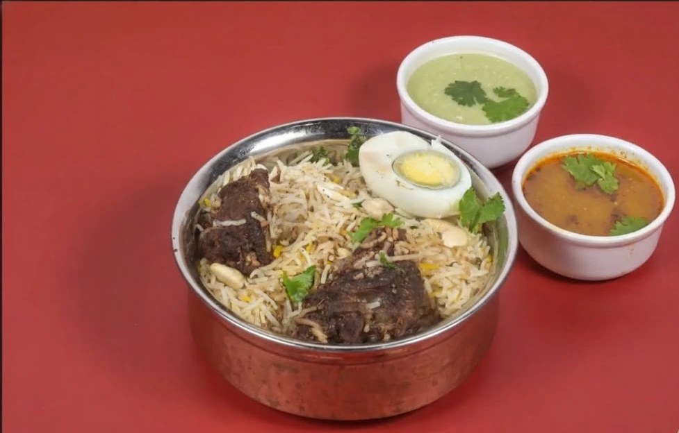 Mutton Hyderabadi Biryani at Biryani Box Company